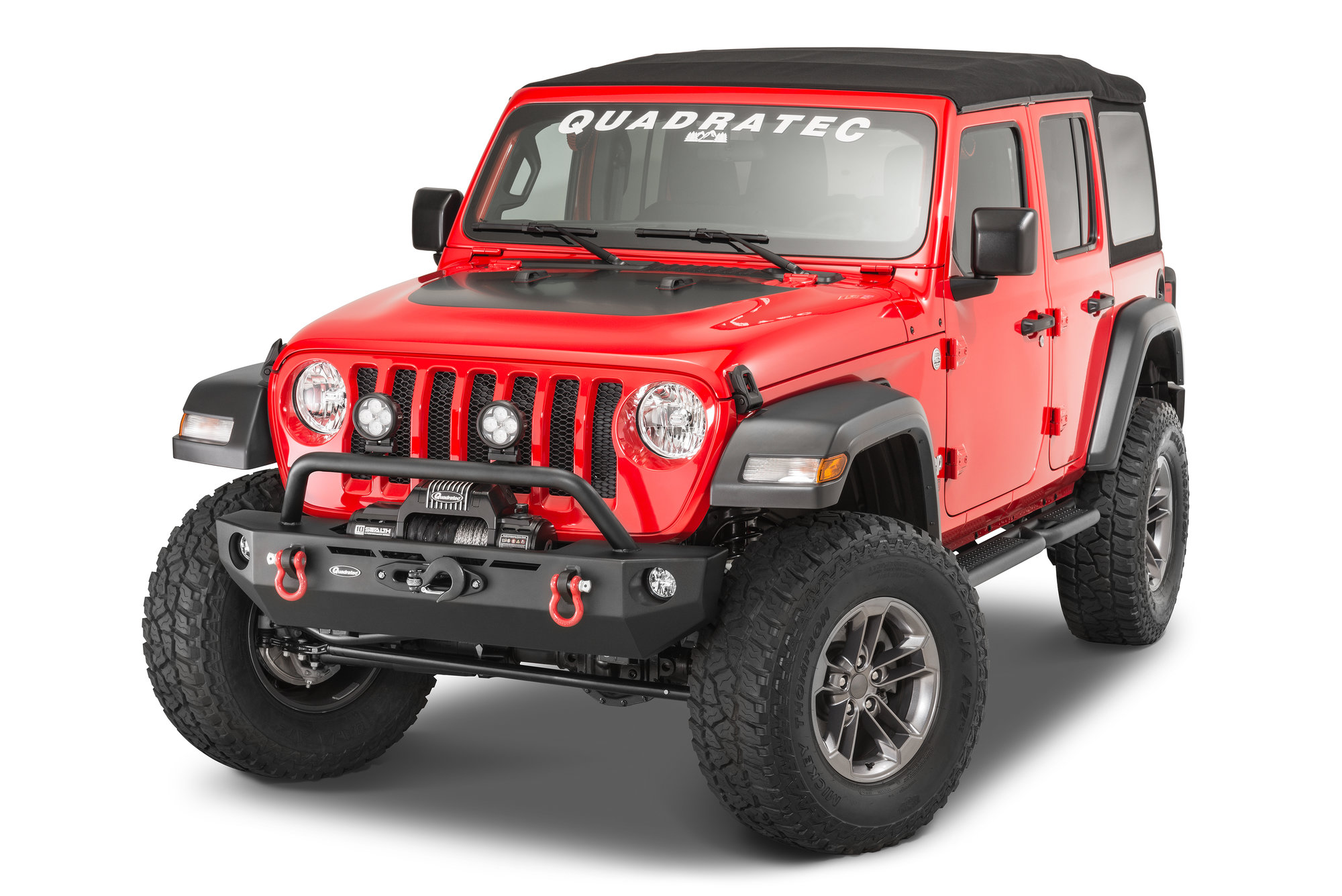 Quadratec QRC Front Winch Ready Bumper for 1824 Jeep Wrangler JL